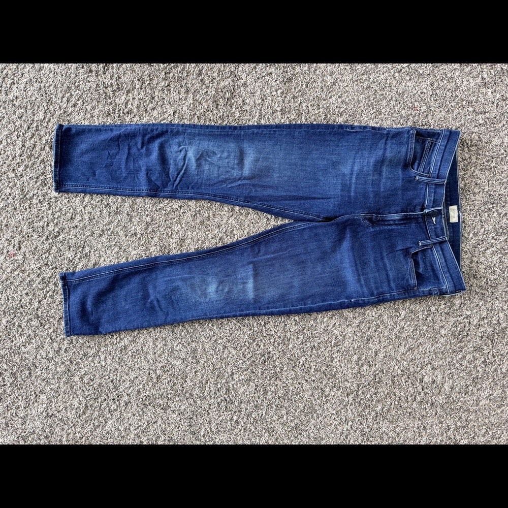 MOTHER The Mid Rise Dazzler Ankle Jeans Heirloom Wash Size 29